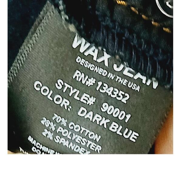 Womens Jeans with a Triple Snap by Wax Jean - Picture 6 of 6
